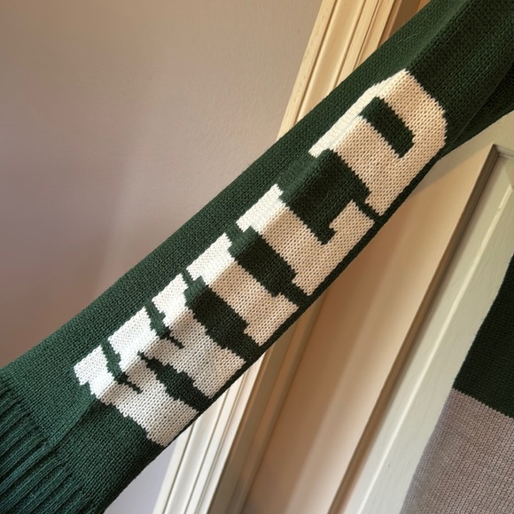 NWT! Green and Gray Minnesota Wild Sweater - Picture 3 of 5